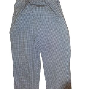 Briggs New York Black and White Checkered Capris